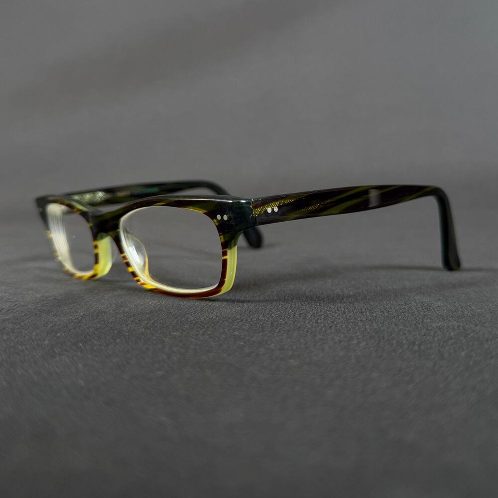Jean Lafont Felicie 414 50-16 142 Green Tortoise Eyeglass Paris Only Frame